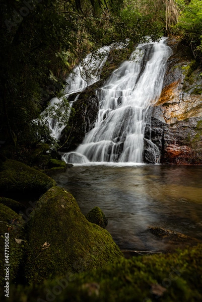Fototapeta Águas da Mantiqueira- Cachoeira do Meio, Aiuruoca, Minas Gerais