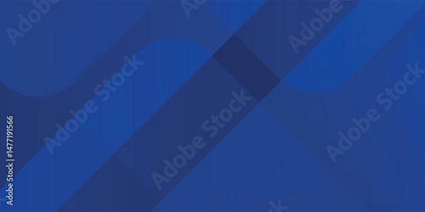 Obraz Abstract blue background. Modern simple blue geometric design. Minimal shapes. Suit for booklet, brochure, banner, poster, website, flyer, cover, corporate, backdrop. Vector illustration