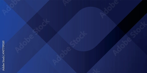Obraz Abstract blue background. Modern simple blue geometric design. Minimal shapes. Suit for booklet, brochure, banner, poster, website, flyer, cover, corporate, backdrop. Vector illustration