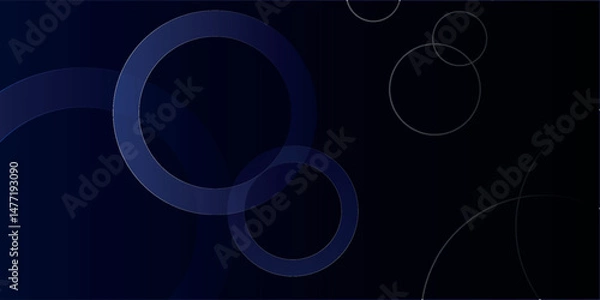 Obraz Abstract blue geometric background. Dynamic shapes composition. Eps10 vector