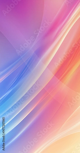 Fototapeta 想的な光のウェーブ