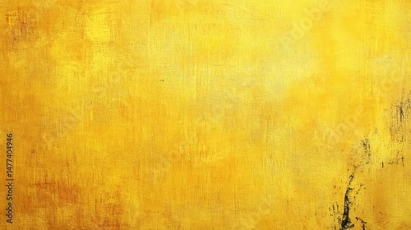Fototapeta An abstract image of flowing yellow fabric.