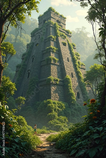 Obraz sunset over the river