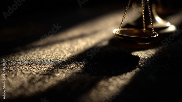 Obraz Scales of doj in sun