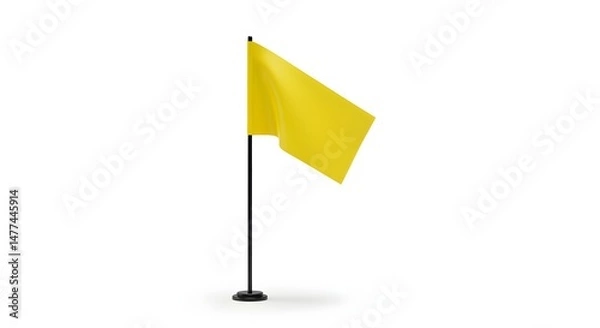 Obraz Soccer Corner Flag in Upright Position