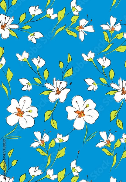 Fototapeta Pattern Seamless print 