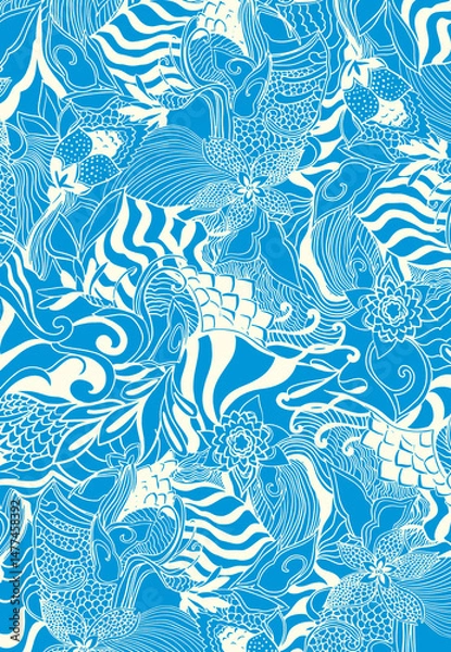 Fototapeta Pattern Seamless print 