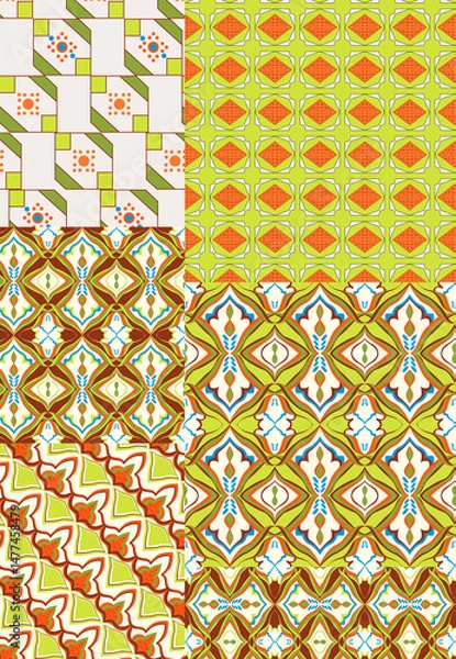 Fototapeta Pattern Seamless print 