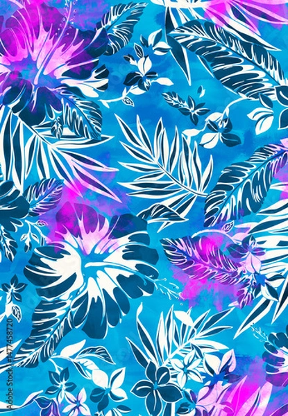 Fototapeta Pattern Seamless print 