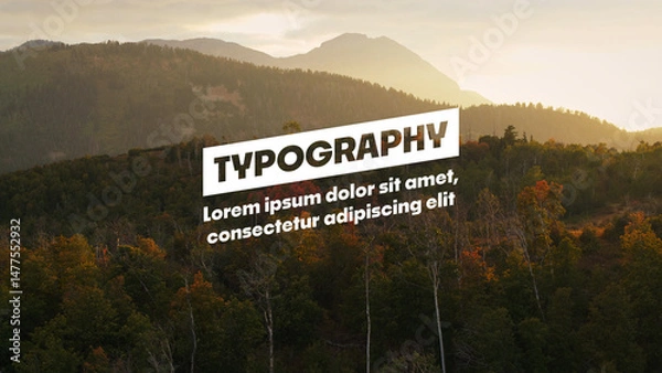 Fototapeta Text Animation