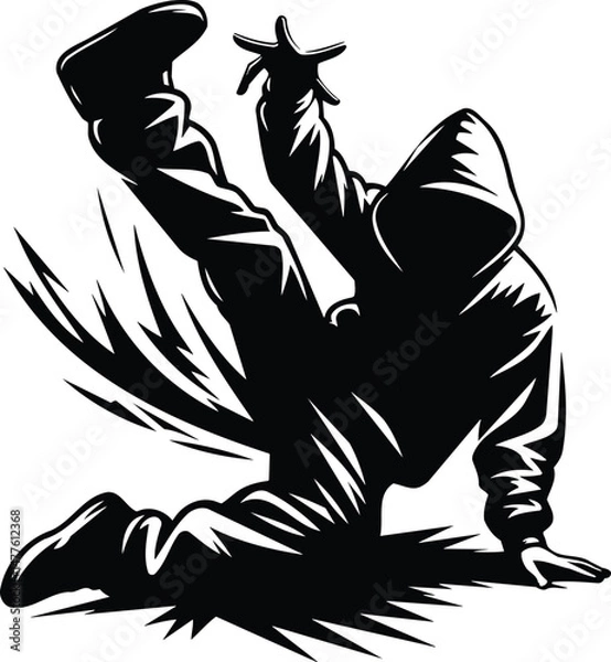 Fototapeta Urban Dance Floor Lock Vector