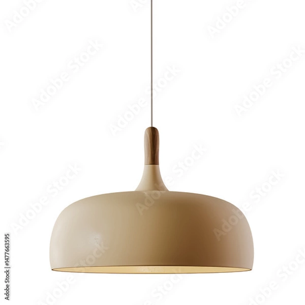 Fototapeta A lamp hanging from a ceiling