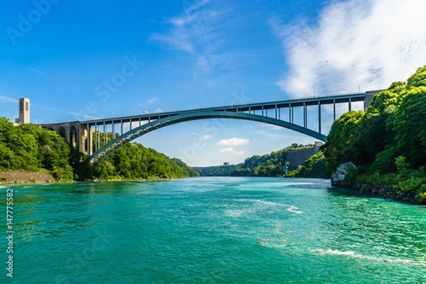 Fototapeta Niagara River after Niagara Falls