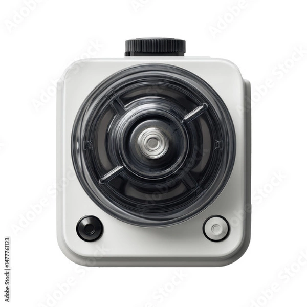 Fototapeta Tiny food processor, ultra realistic uhd photo, on transparent background