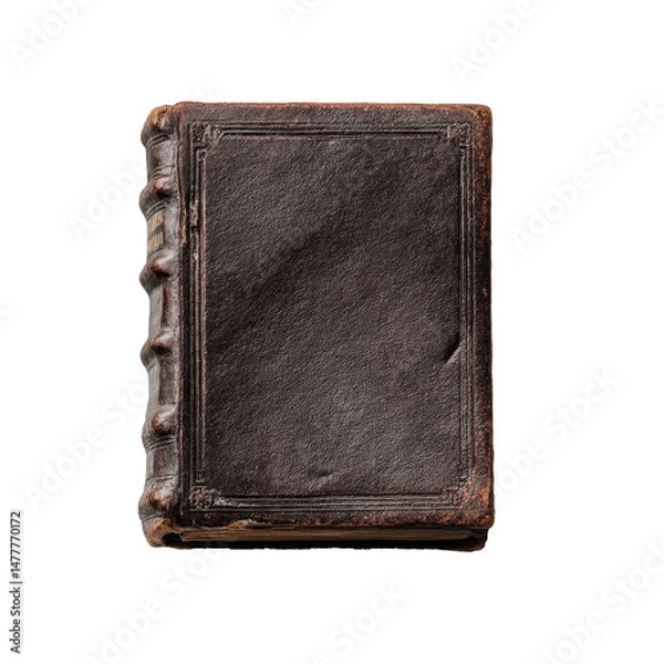 Fototapeta Tiny recipe book, ultra realistic uhd photo, on transparent background
