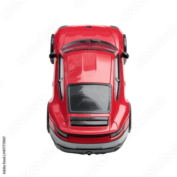 Obraz Toy rear bumper, ultra realistic uhd photo, on transparent background
