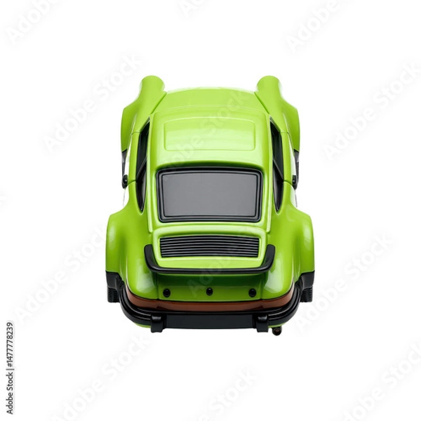 Obraz Toy rear bumper, ultra realistic uhd photo, on transparent background