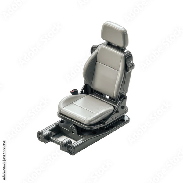 Obraz Toy seat adjuster, ultra realistic uhd photo, on transparent background