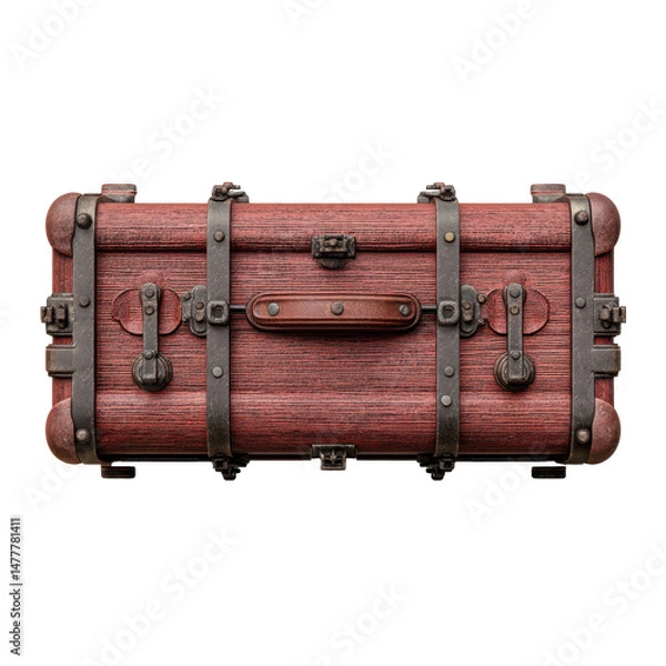 Obraz Toy trunk rack, ultra realistic uhd photo, on transparent background