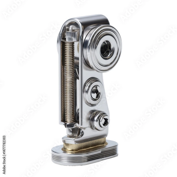 Fototapeta Toy window crank, ultra realistic uhd photo, on transparent background