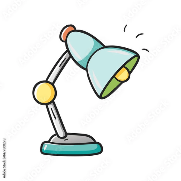 Fototapeta reading lamp icon, reading lamp vector illustration-simple illustration of reading lamp, perfect for reading lamp logos and icons