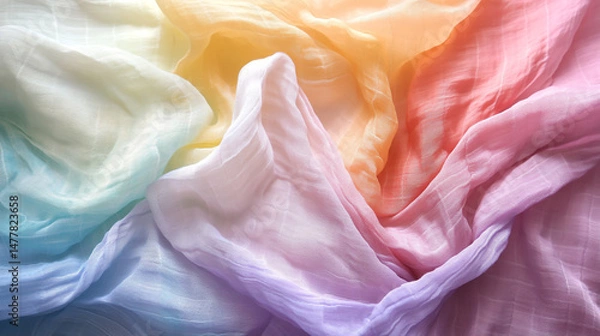 Fototapeta The ultra-breathable fabric of the babywear ensures comfort, while the revolutionary skin-sensitive color infusion adapts to your baby's delicate skin, providing a safe and soothing experience.