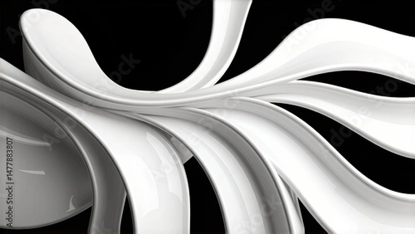 Fototapeta black and white abstract background