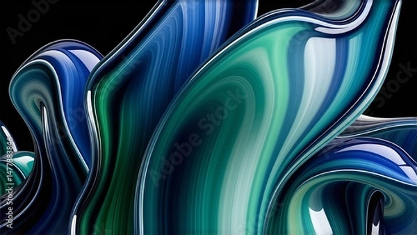 Obraz abstract blue background