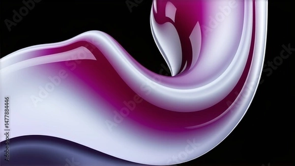 Obraz abstract purple wave background