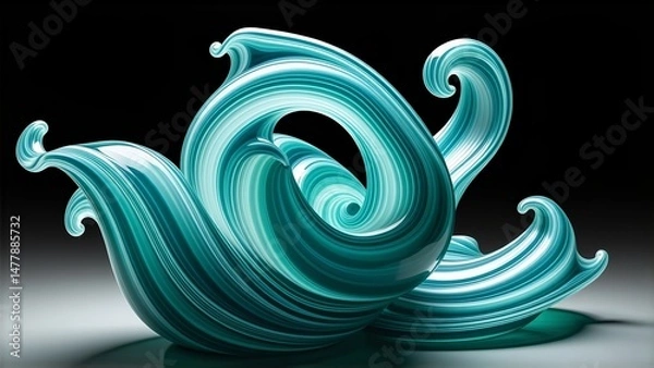 Obraz abstract blue background