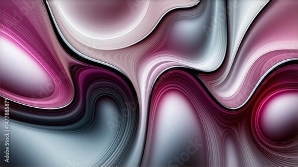 Fototapeta abstract purple fractal background
