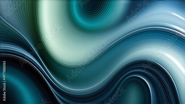 Obraz abstract blue wave background