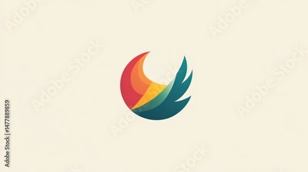 Obraz Colorful abstract logo design