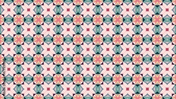 Fototapeta fabric motif. seamless pattern. wallpaper. background. HD