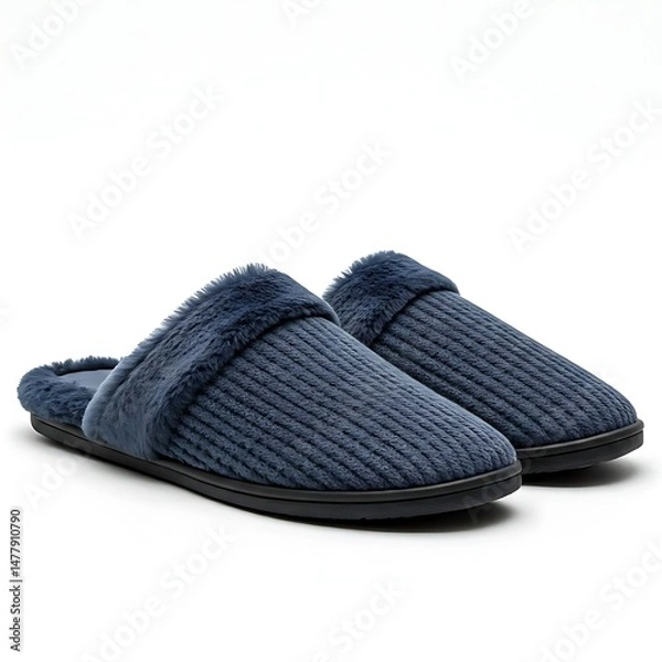 Obraz pair of blue slippers