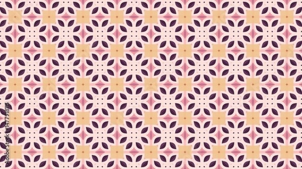 Fototapeta fabric motif. seamless pattern. wallpaper. background. HD