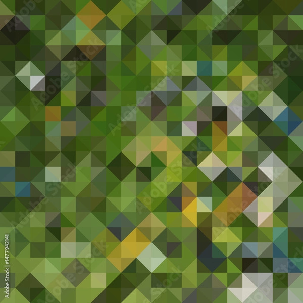 Obraz Colorful polygonal abstract background. Low poly effect. Polygon backdrop.