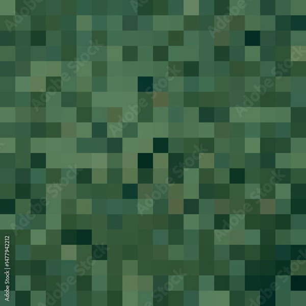 Fototapeta Colorful abstract mosaic background. Pixel effect. Camo and camouflage.