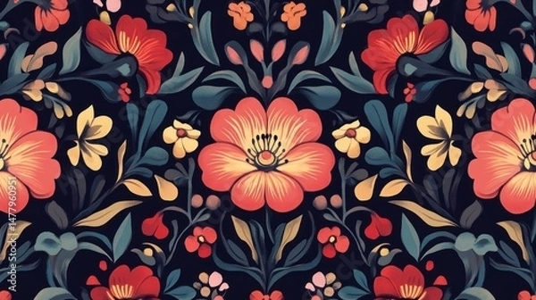 Obraz Floral patterned design