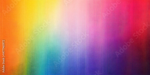 Fototapeta Vibrant Color Gradient with Dots and Lines for Background Design