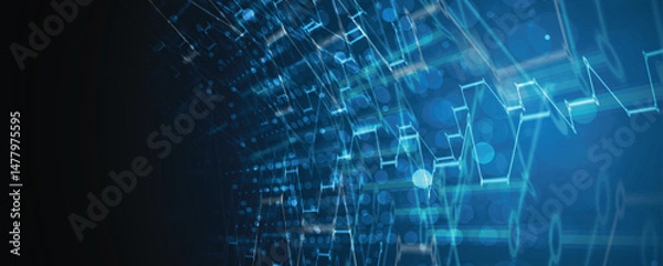 Fototapeta Abstract circuit technology concept background