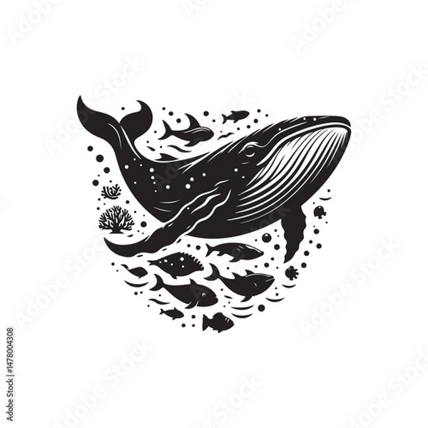 Obraz Whale Vector (9).eps