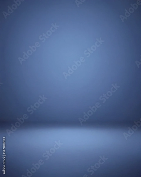 Fototapeta Professional Light Blue Studio Backdrop Subtle Vignetting Soft Gradient Wallpaper HD