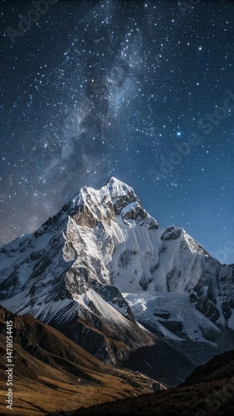 Obraz snow covered mountains