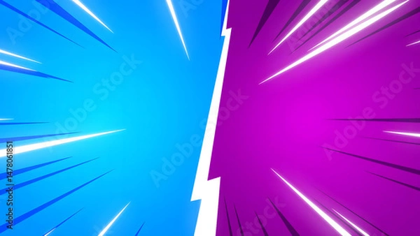 Fototapeta abstract blue background with arrows