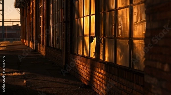 Obraz Elegant Whisky Tasting Setup with Gold Rimmed Glasses and Dark Backdrop