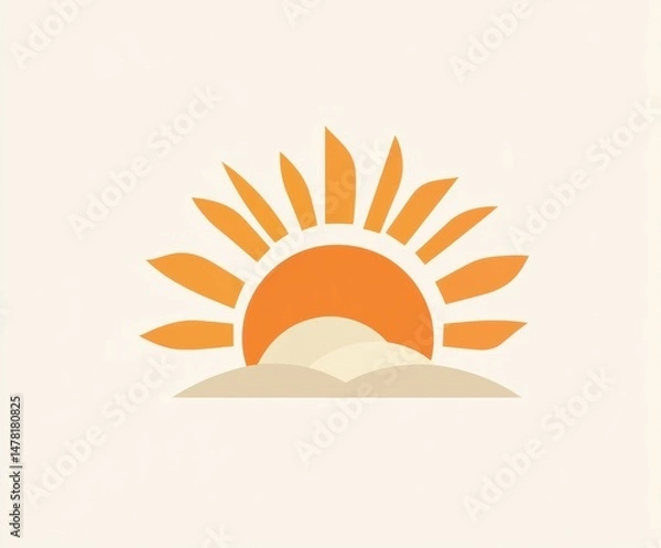 Obraz sun and clouds