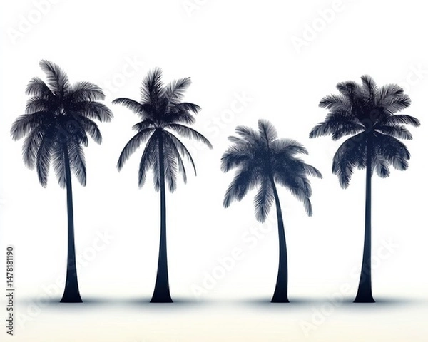 Obraz tropical palm trees