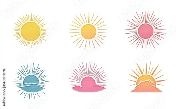 Obraz sun and clouds