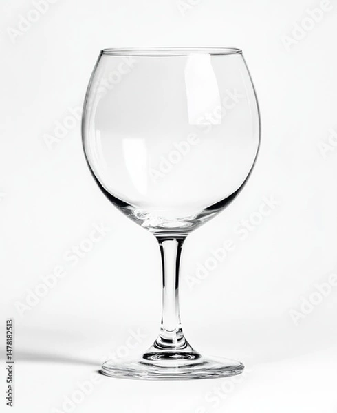 Obraz empty wine glass
